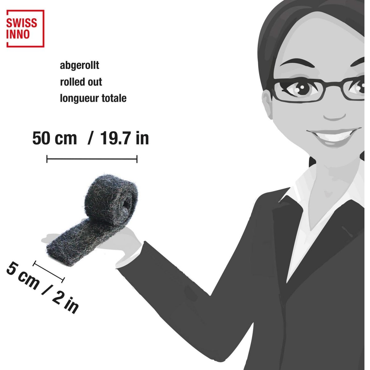 Dzelzs Vilna grauzēju apturēšanai Swissinno x 5 Dzelzs Vilna grauzēju apturēšanai Swissinno x 5